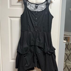 Her Universe Rogue One Inspired Black Layered Mini Dress